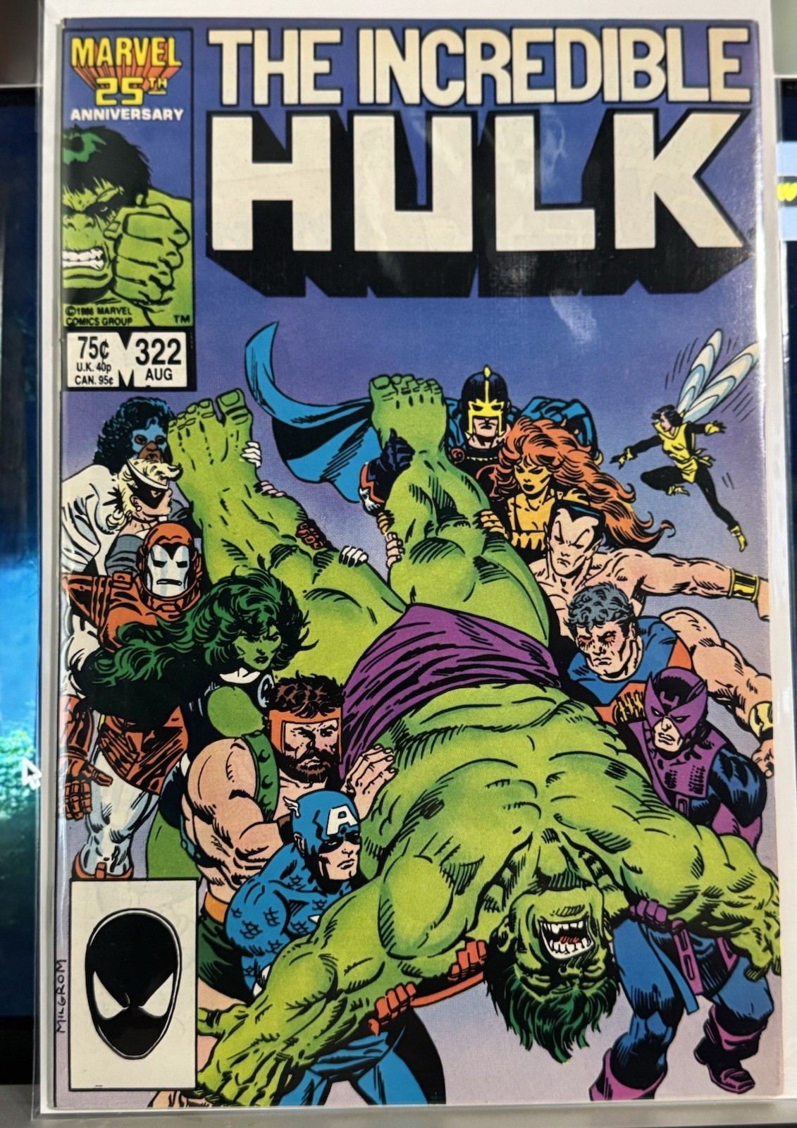 INCREDIBLE HULK #322 VF (MARVEL COMICS AUGUST 1986) JOHN BYRNE RUN