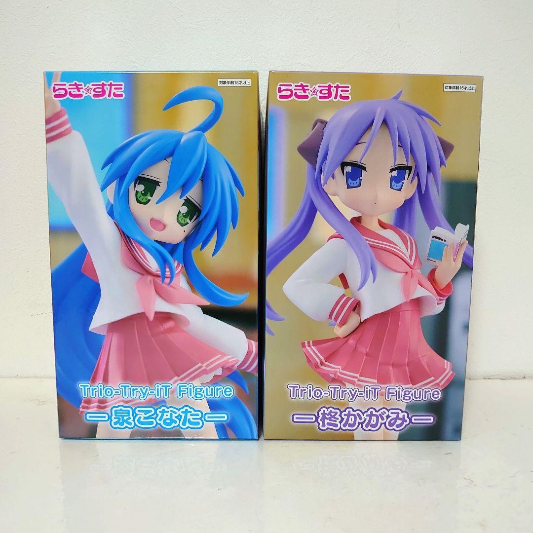 Lucky Star Trio-Try-iT Figure Hiiragi Kagami Tsukasa Set FuRyu Japan New