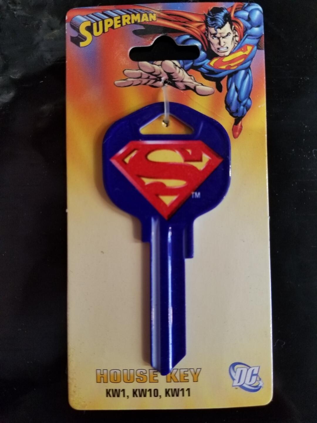 SUPER HERO SUPERMAN PRINTED KWIKSET KW1/KW10 KEYBLANK – READ DETAILS BELOW