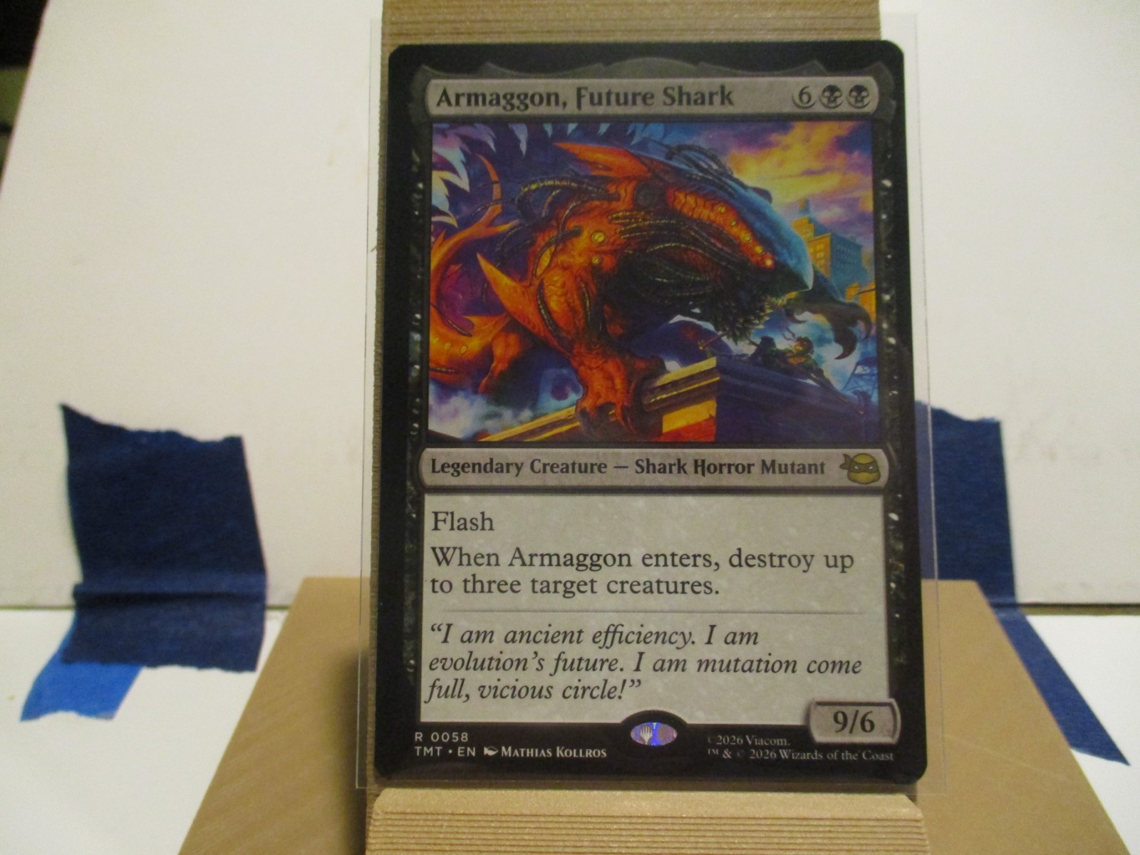 Teenage Mutant Ninja Turtles MTG Armaggon Future Shark