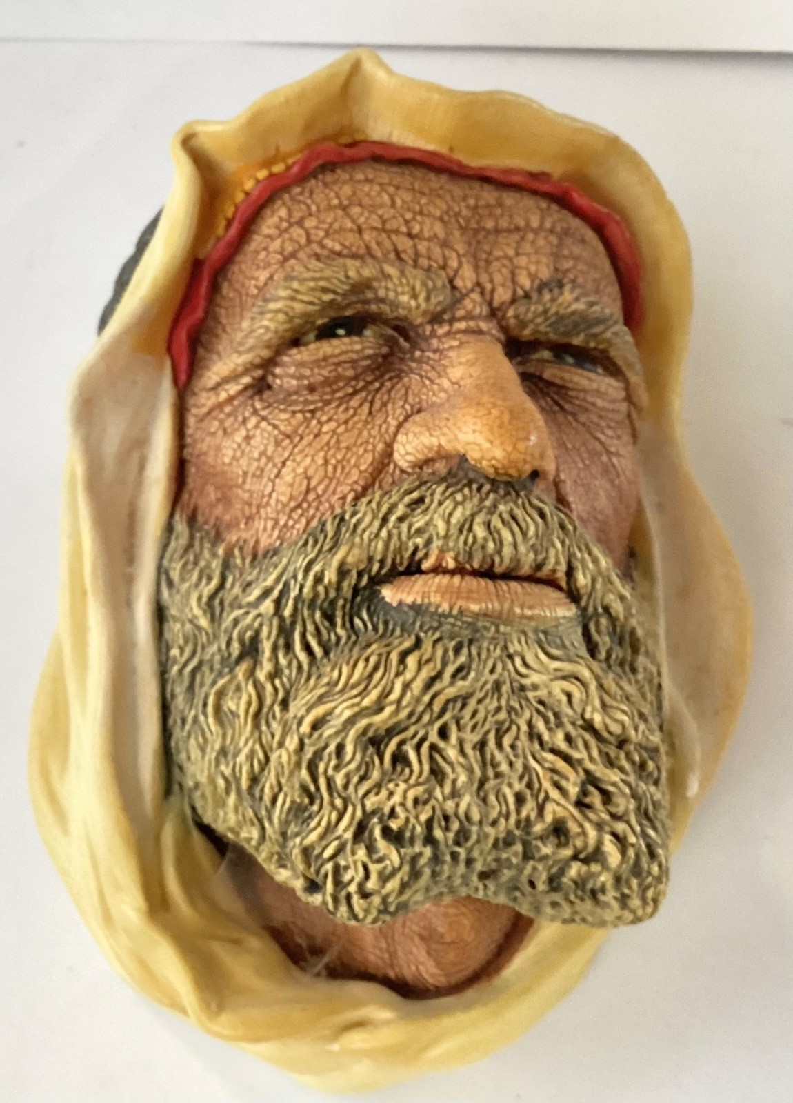 Vintage Bossons Syrian Chalk ware Head Plaque Congleton England