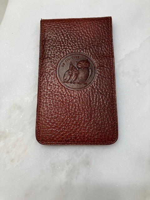 Vintage Pennzoil Be Oil Wise Leather Note Pad 1940s Unused