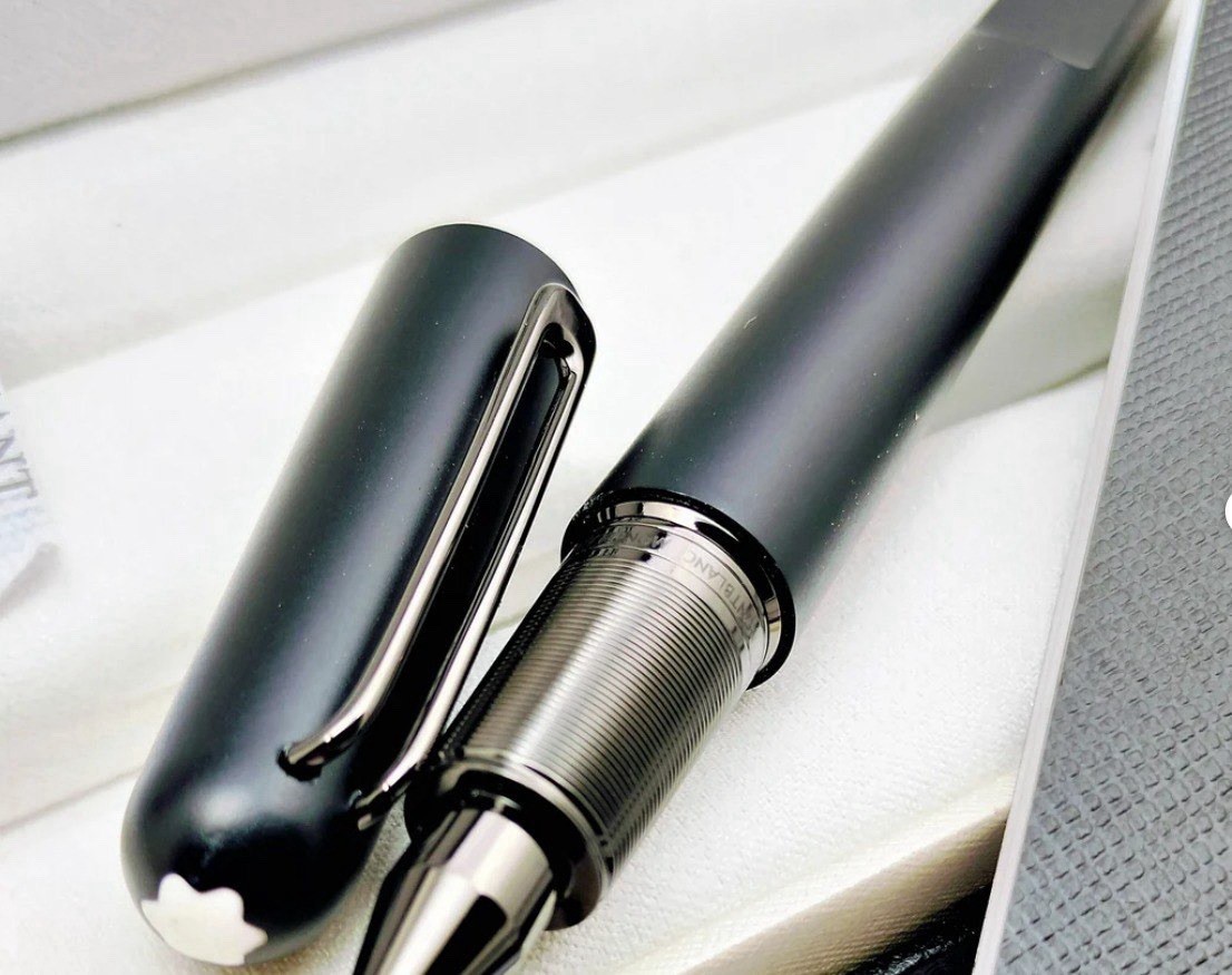 NEW Montblanc M Ultra Black Matte – Rollerball Pen Germany w/ Box – Special Sale