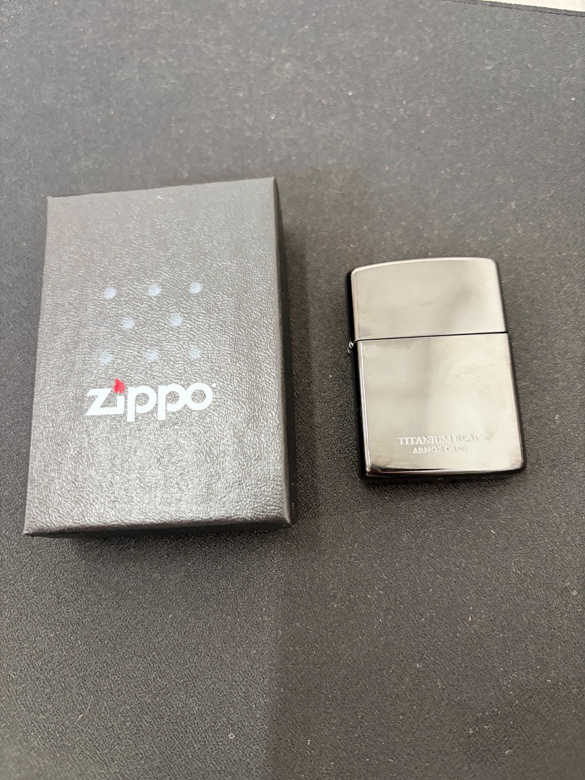 [USED] Zippo Lighter Black Titanium Coating 16-BKTT