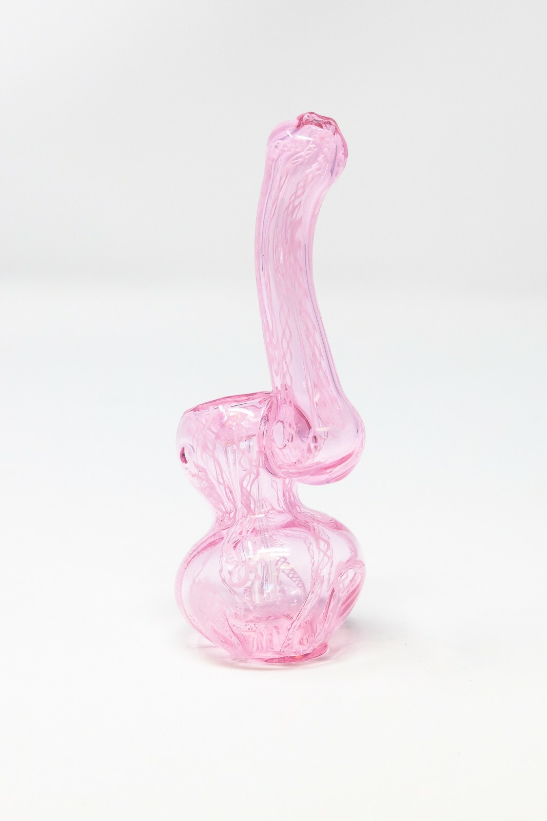 Hookah Water Pipe 4″ Pink Glass Bubbler Tobacco Bong Fast Shipping