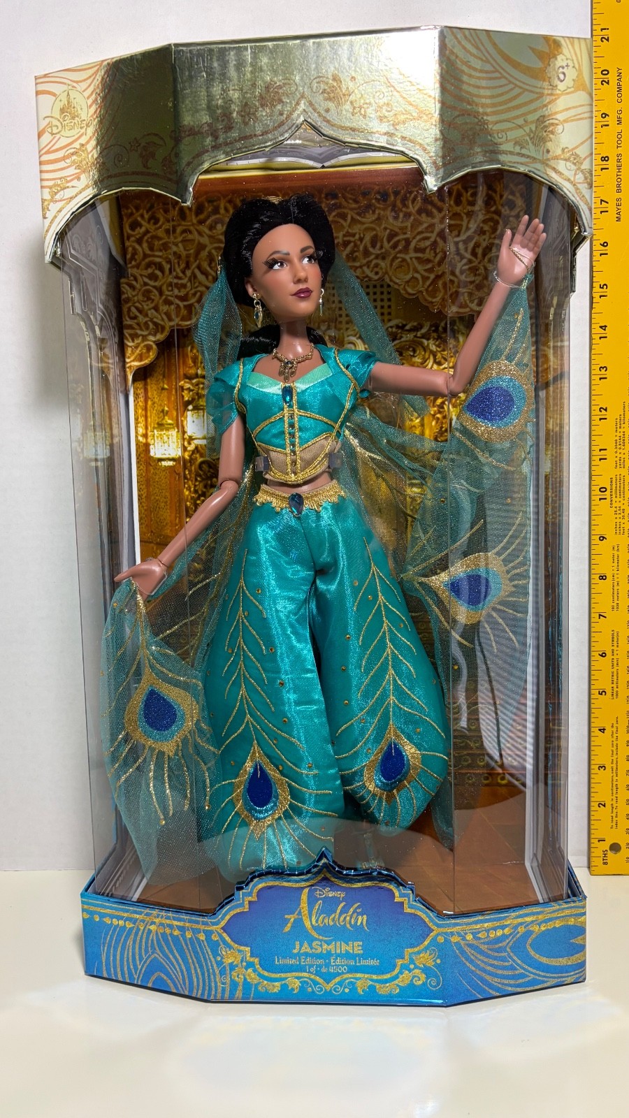 Disney Aladdin Princess Jasmine Limited Edition 17″ Doll 4500 NRFB NIB