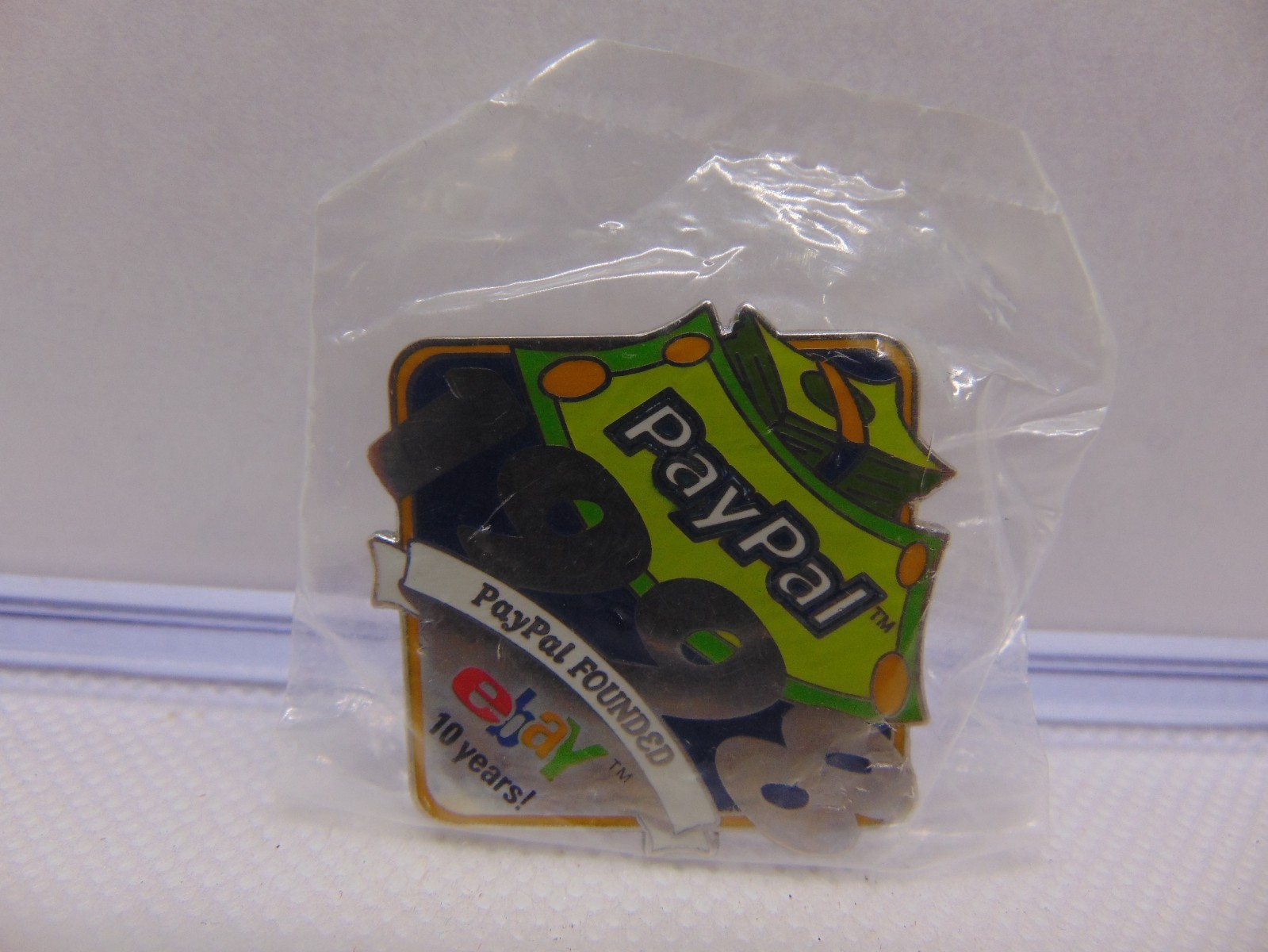 Ebay Conference Lapel Hat Pin Enamel 1998 Paypal Founded 10 Years