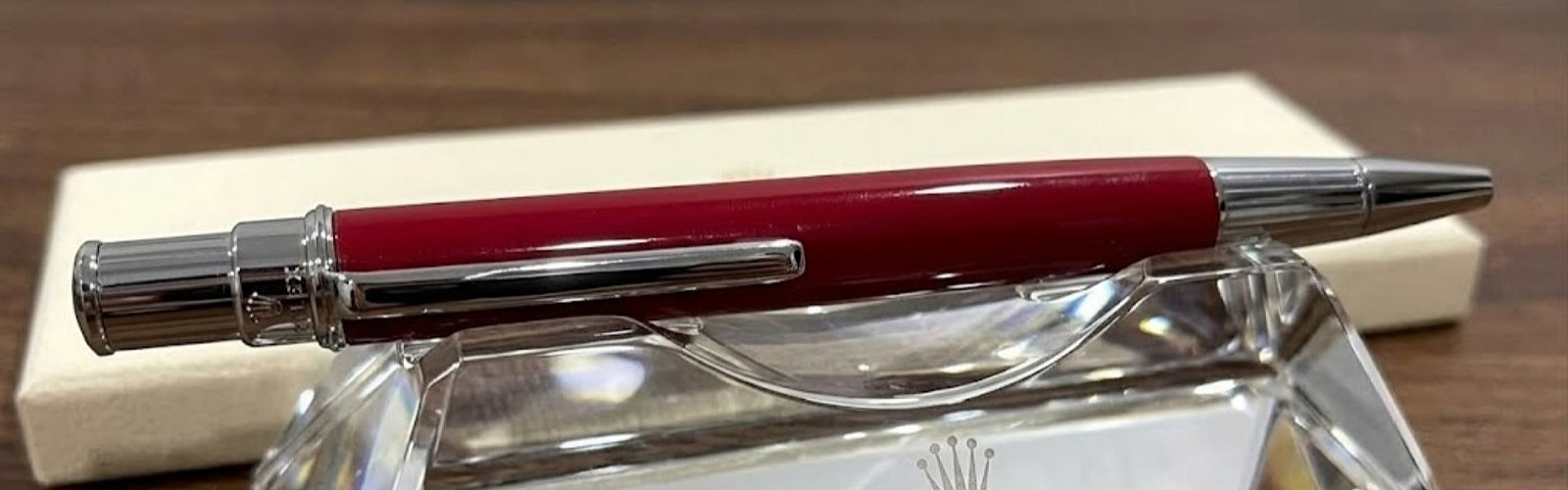 Rolex Oyster Red Ruby Ballpoint Pen 2026 VIP Rare Luxury Gift Full Box Pouch