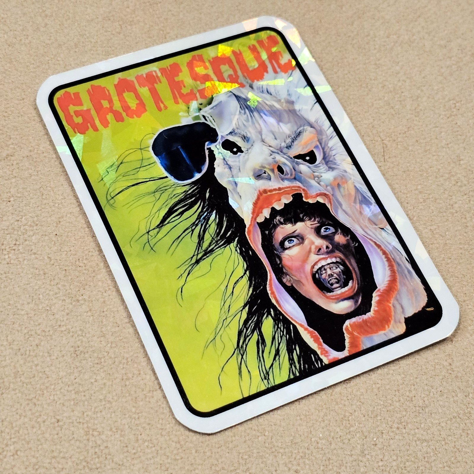 Series 4, Vending Machine Prism Super Stickers 80s Vtg Style Horror Card Sticker