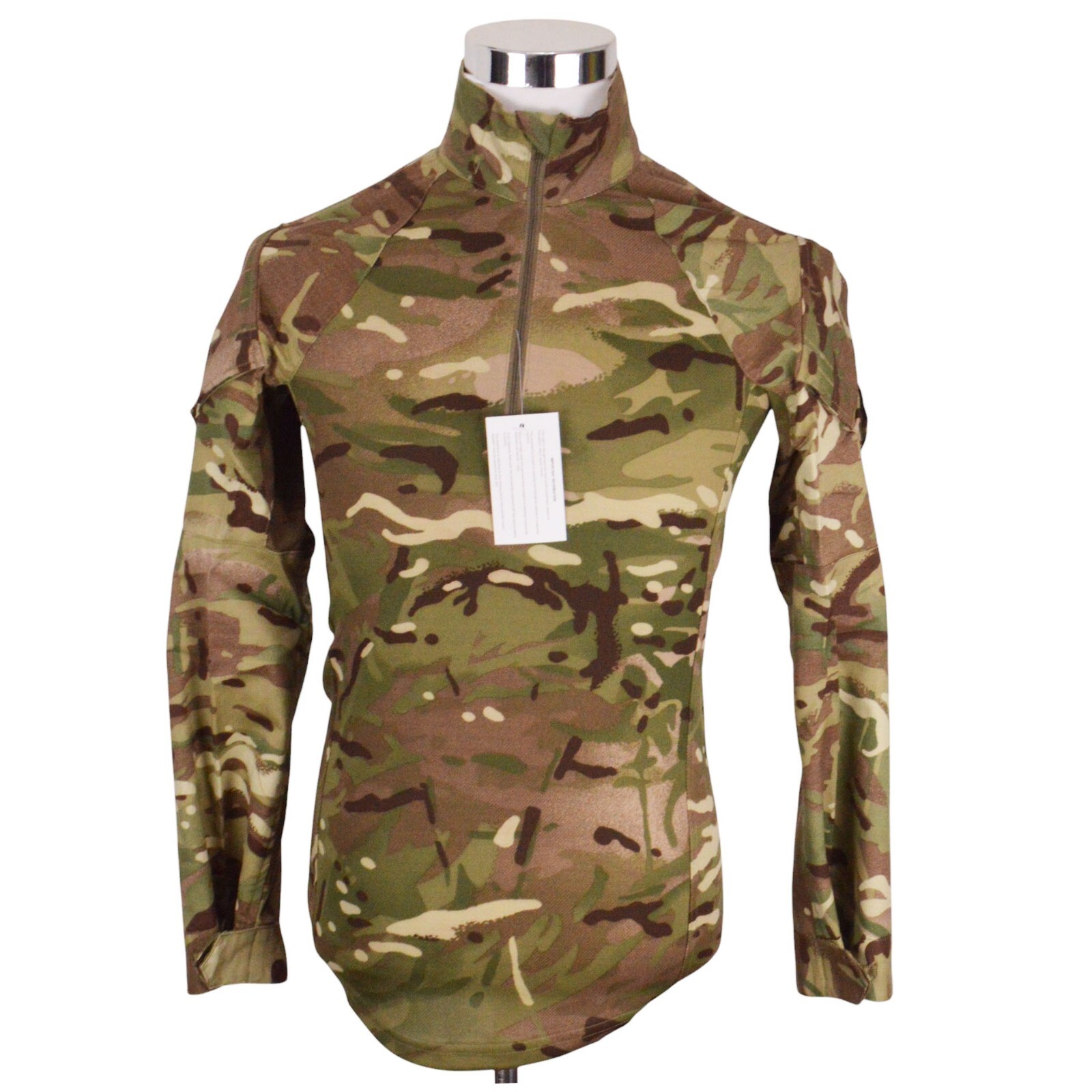 NEW British Army Combat Shirt UBACS 180/100 Large Reg MTP Camo Green Beige Zip
