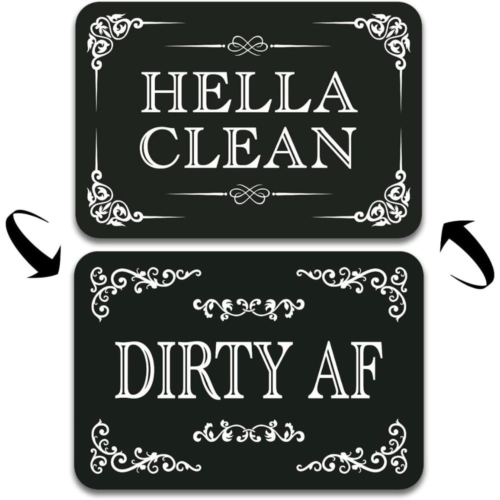 Dishwasher Magnet Clean Dirty Sign Kitchen Appliance Indicator Washing Machine