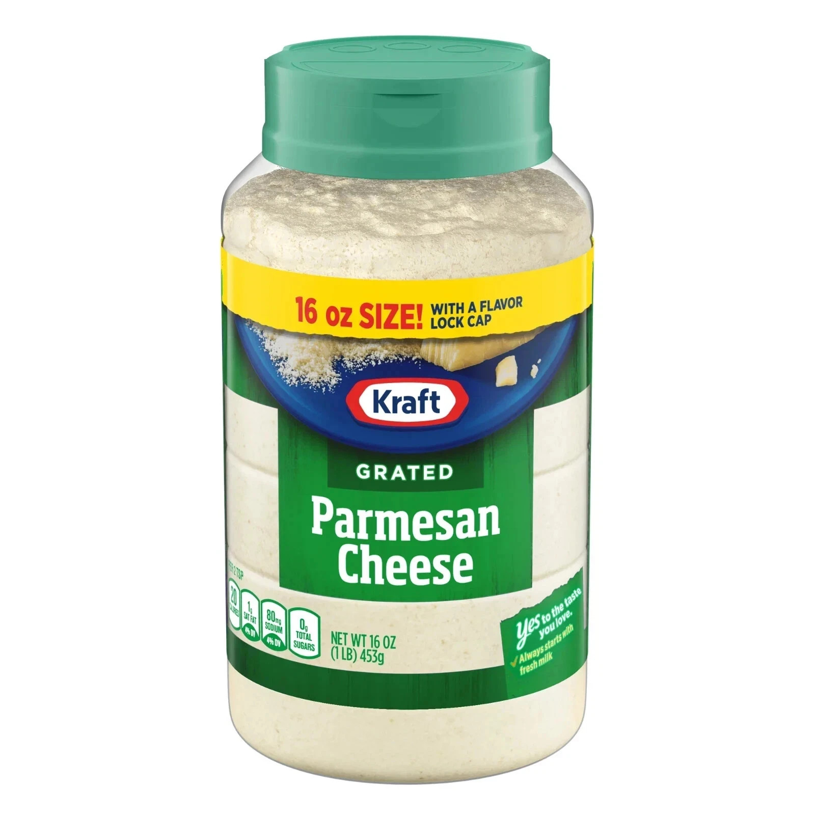 Kraft Parmesan Grated Cheese, 16 oz Shaker