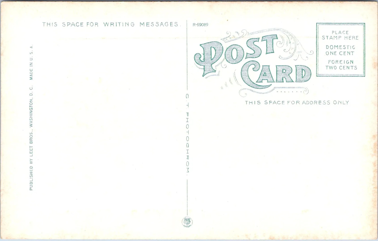 Mt. Vernon Wharf Postcard