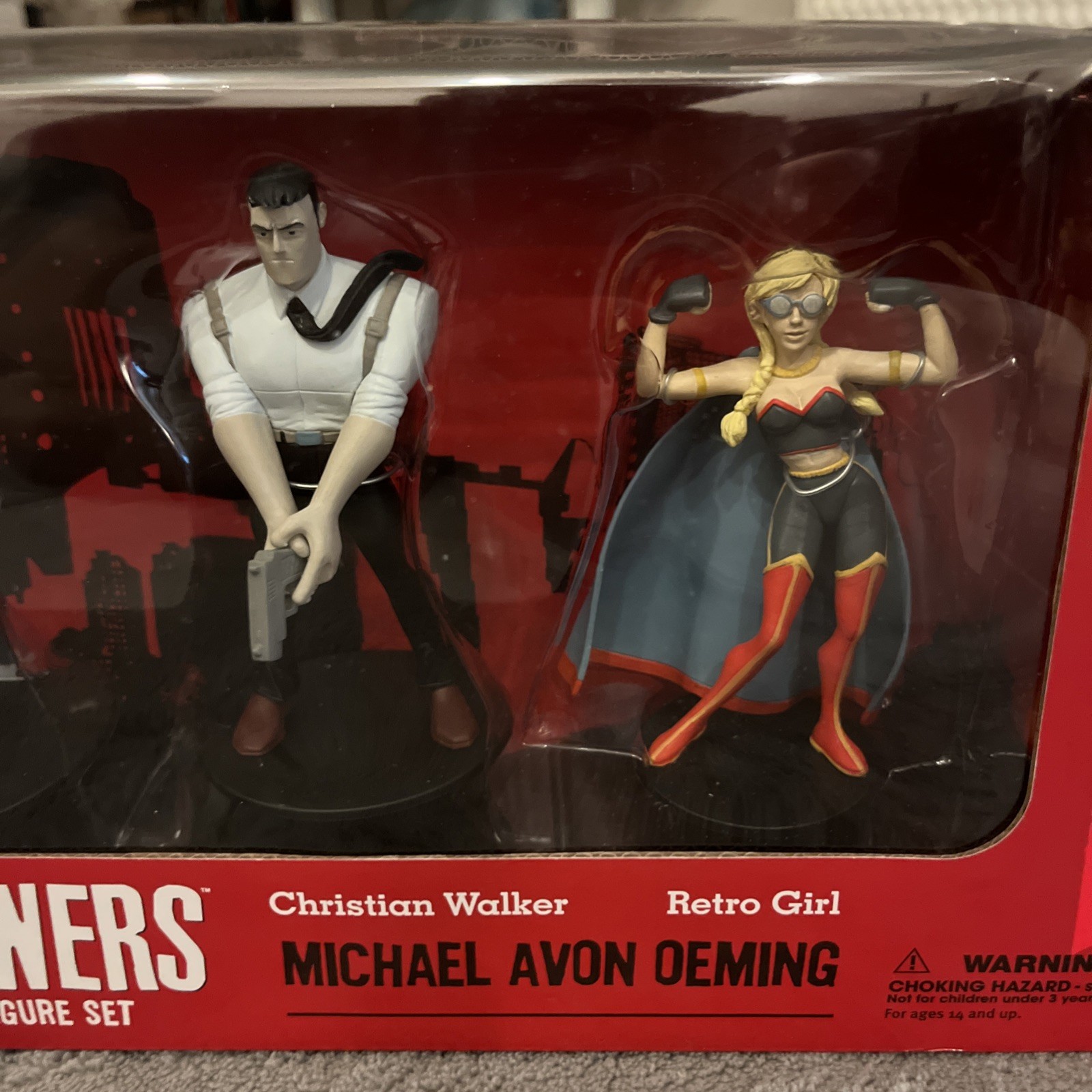 POWERS Action Figure Set – Bendis & Oeming Dark Horse Comics, Collectible