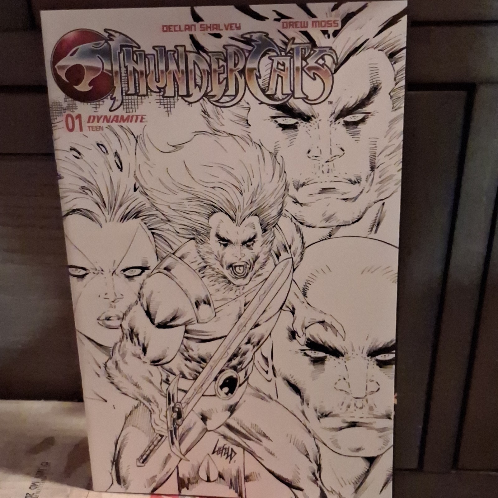 ThunderCats #01 Dynamite Incentive Variant Cover Declan Shalvey Drew Moss