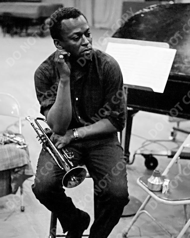 1960s Miles Davis Photo Vintage Jazz Legend Retro Music Wall Art Poster