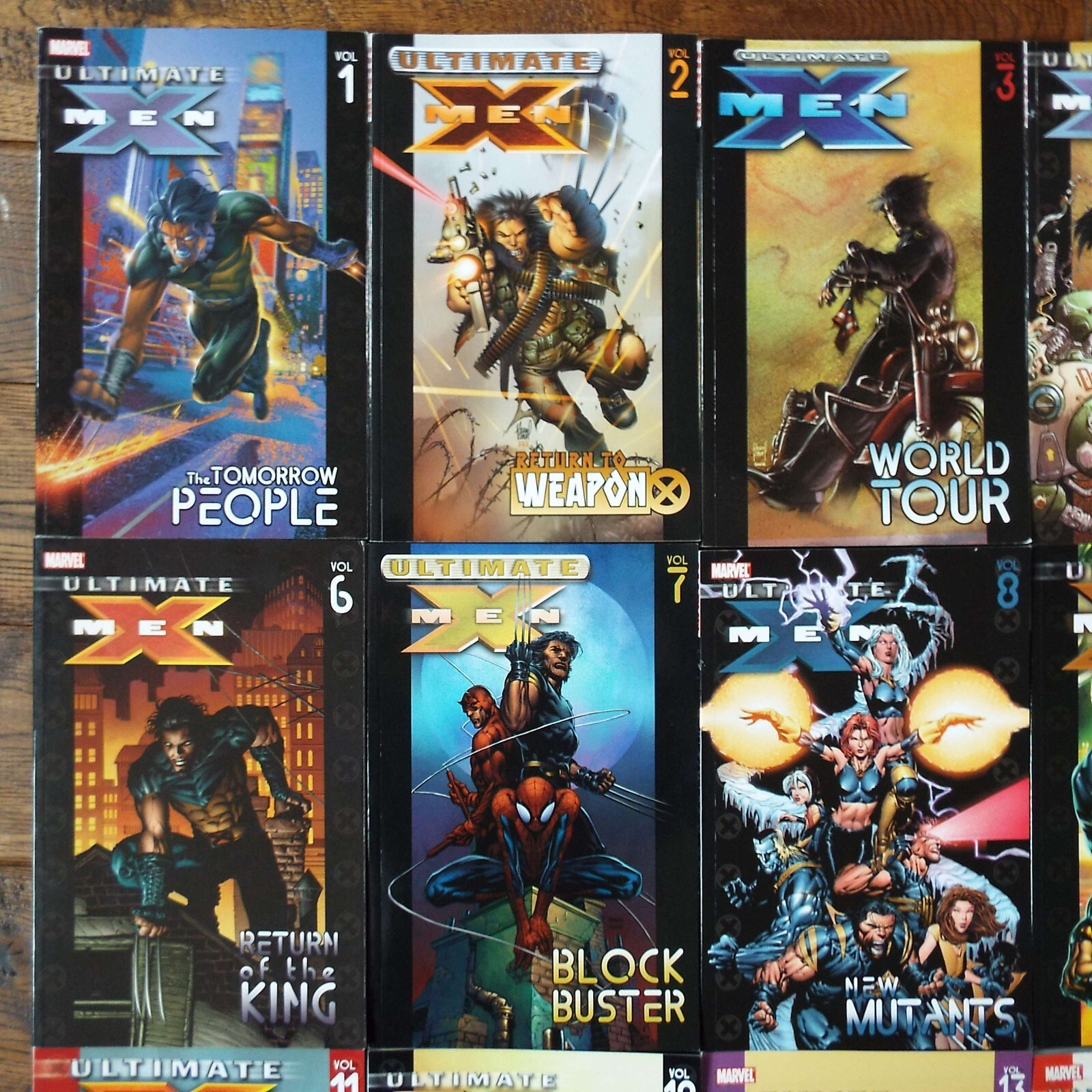 Lot Marvel Ultimate X-Men Comic Graphic Novel 2004 Vol 1-15 Story by Mark Millar