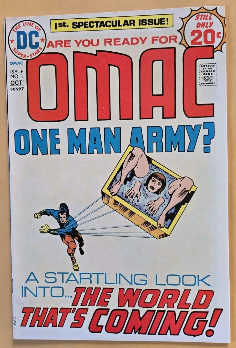 OMAC #1 VG/F (5.0) Origin! DC Comics Sept-Oct 1974