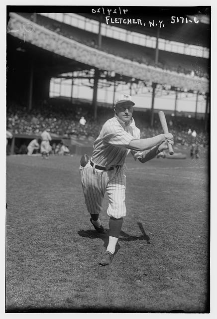 Photo:New York NY Art Fletcher 1920s Baseball Batter Polo Grounds