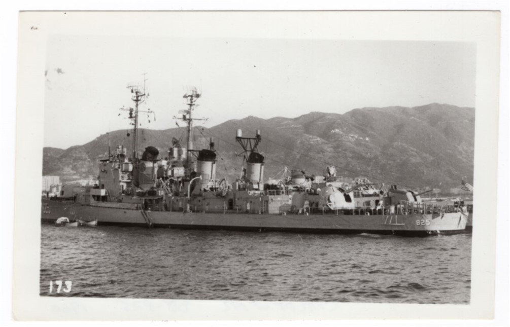 1960 Destroyer DDE-825 USS Carpenter Stern View 3.5×5.5 Original Photo