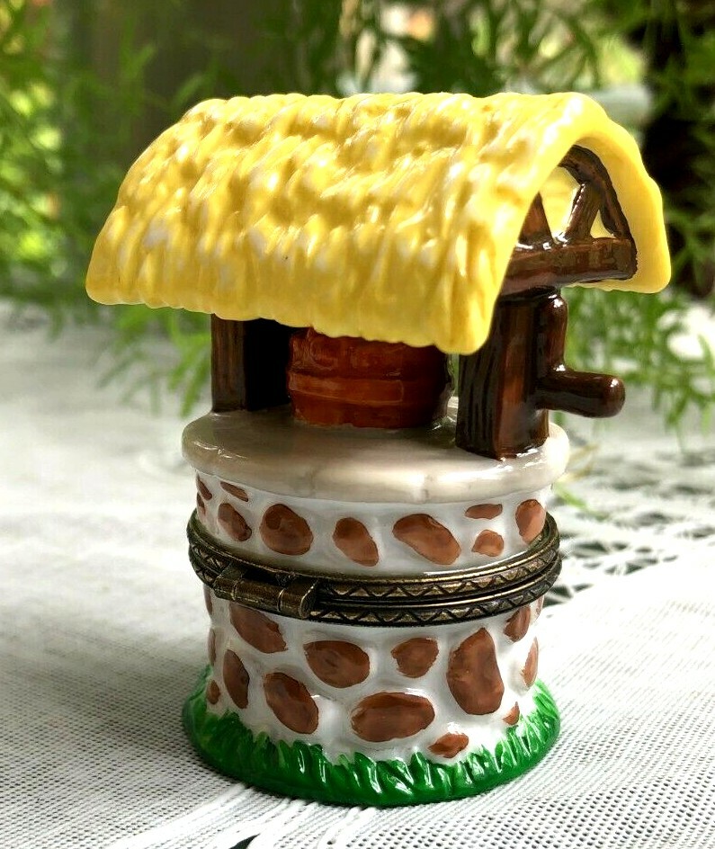 MIDWEST PHB – PORCELAIN HINGED BOX – WISHING WELL / MAKE A WISH