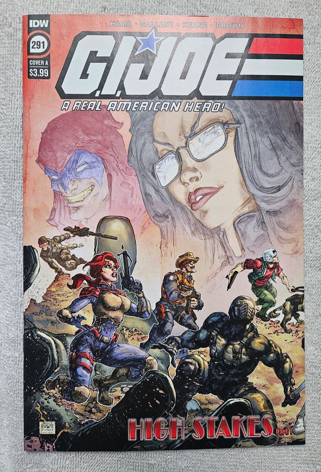 G.I. Joe A Real American Hero #291 (IDW 2022) Cover A. VF/NM. FREE SHIPPING