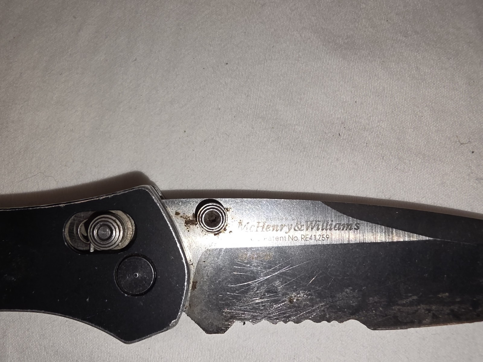 Benchmade USA 707 Sequel McHenry & Williams Black Handle