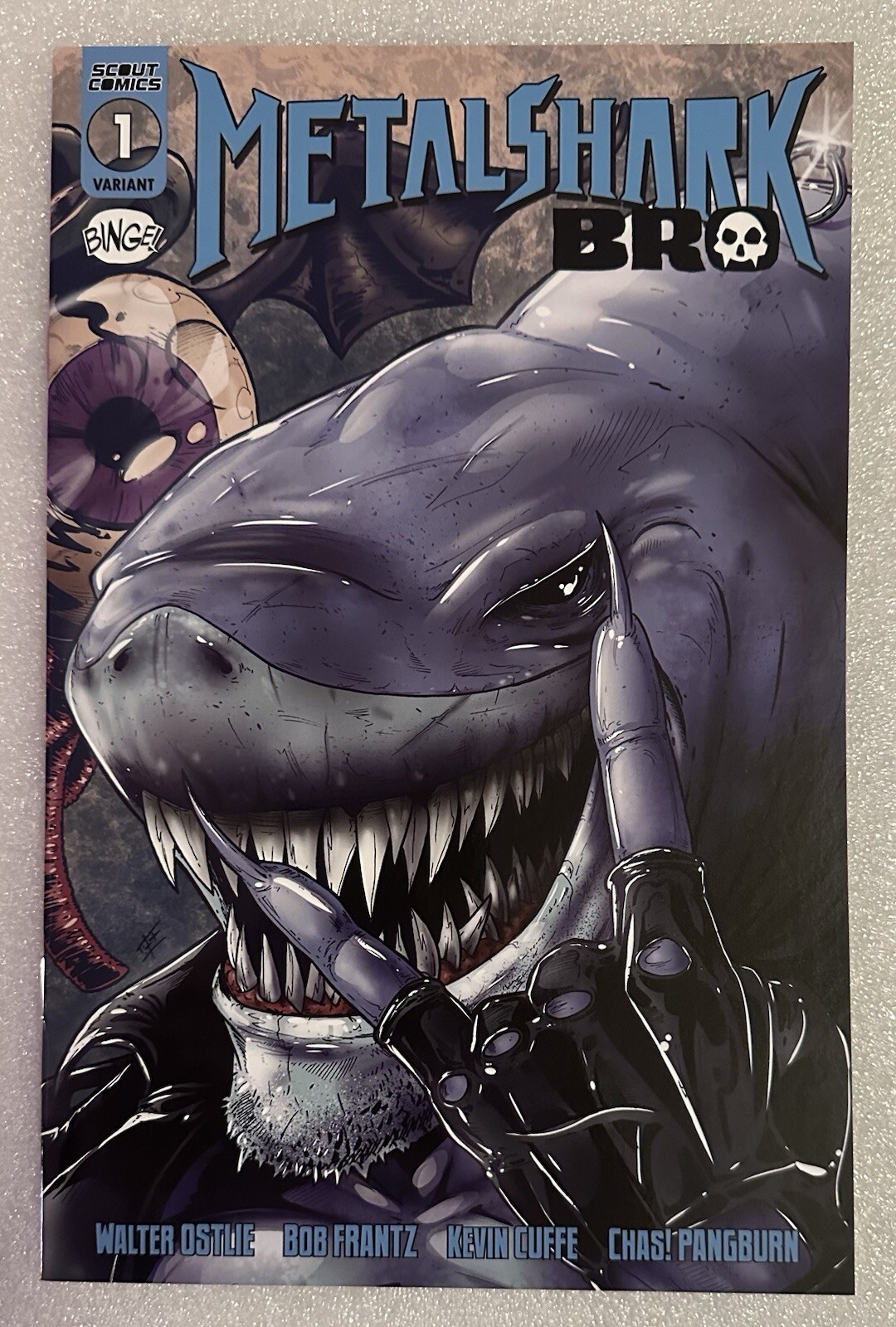 Metal Shark Bro #1 NM Silverbax Webstore Exclusive Variant Scout Comic 2019