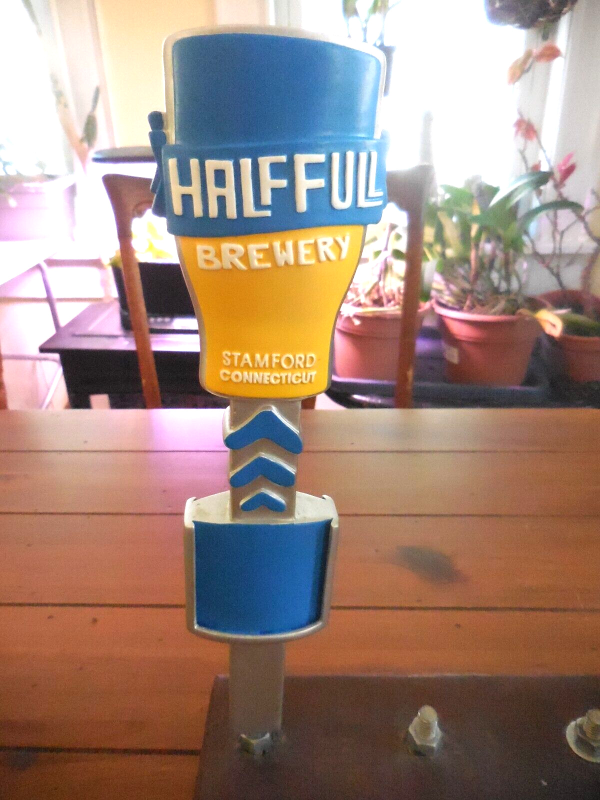 Half Full Brewery Tap Handle, CT.
