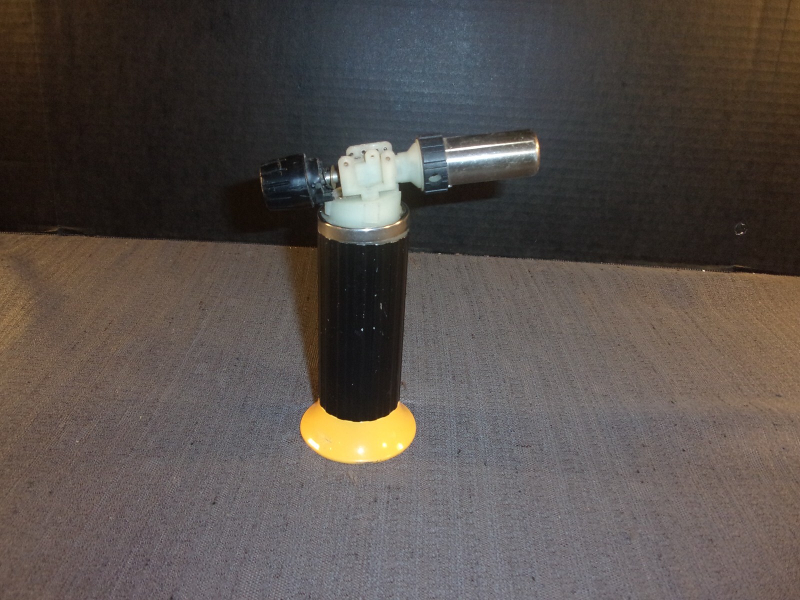 7.5X5 BLACK AND YELLOW SOLDERING HAND TORCH BUTANE BLOW TORCH CHEF