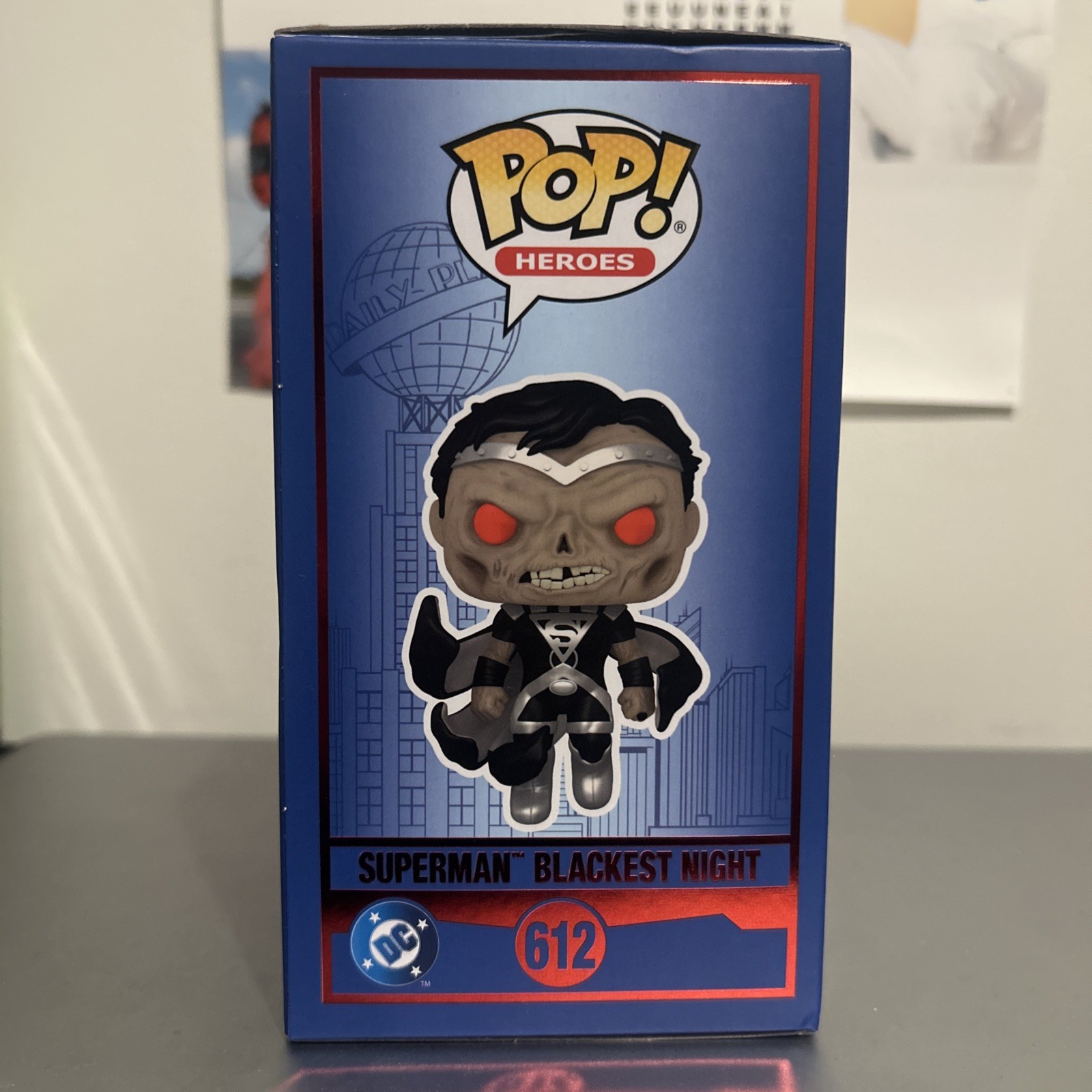 Funko POP! Heroes: Shield Through the Ages – Superman Blackest Night [New Toy]