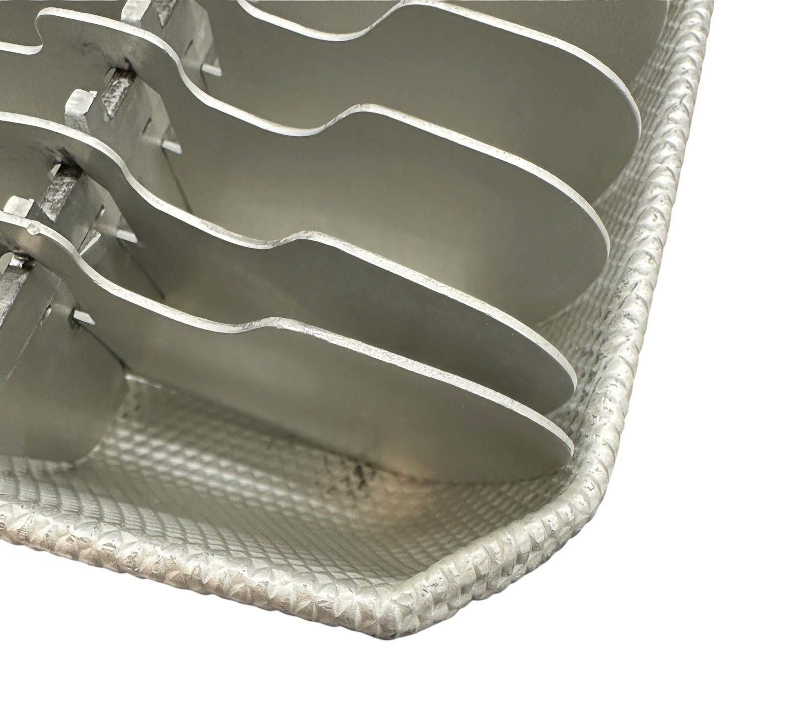 VTG Magic Touch Ice Slice Cube Trays Aluminum Pair 38 & 36 Slot READ Kitchenware