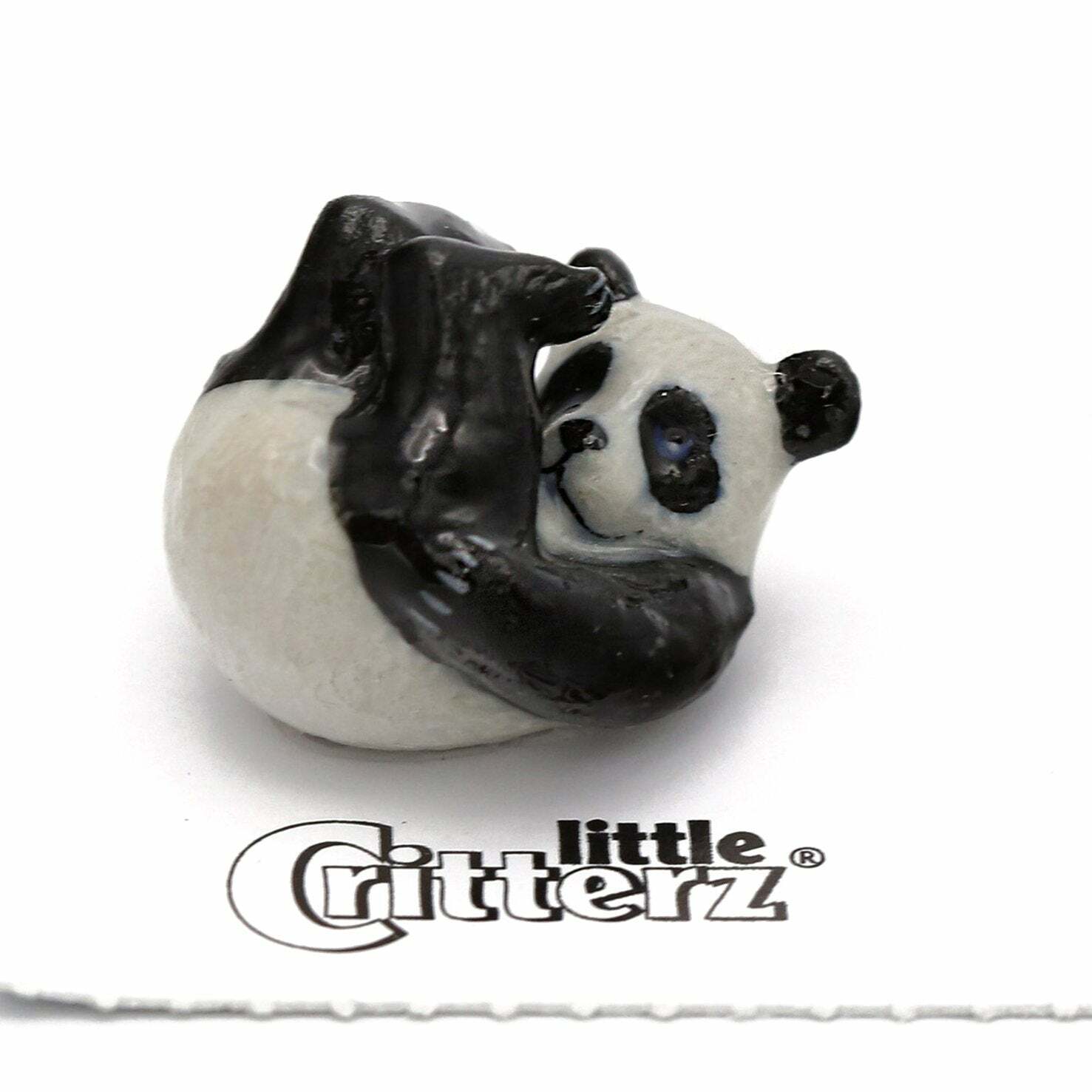 Little Critterz Panda Cub “Zhen Zhen” – miniature porcelain figurine