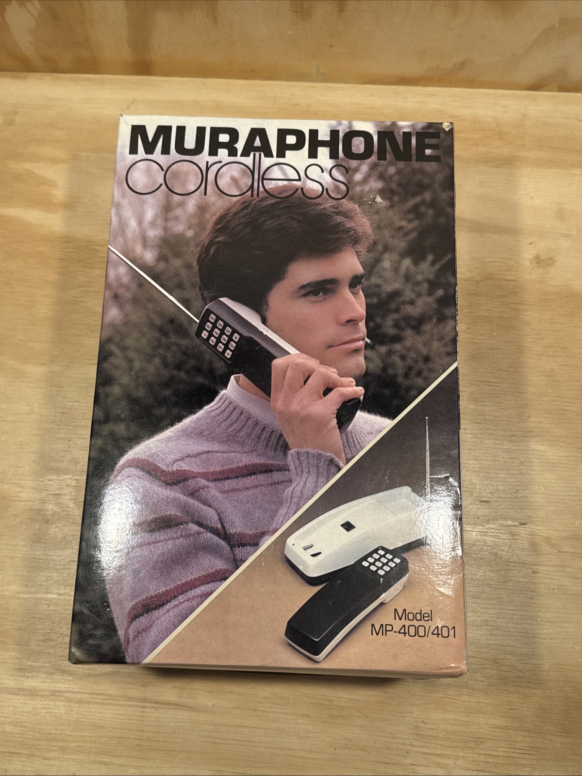 Muraphone Cordless Phone Mp-400/401 With Original Papers & Box In Plastic