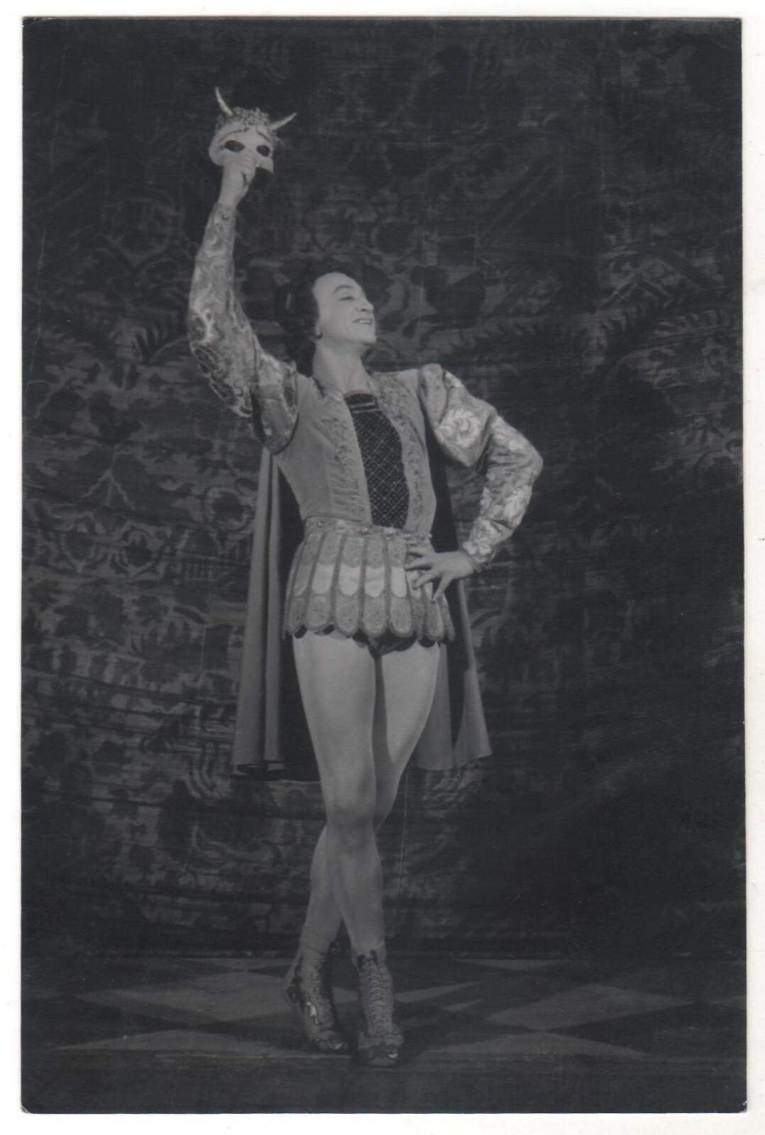 1957 BALLET Sergei Koren in Romeo & Juliet Photo RPPC Russian Postcard Old