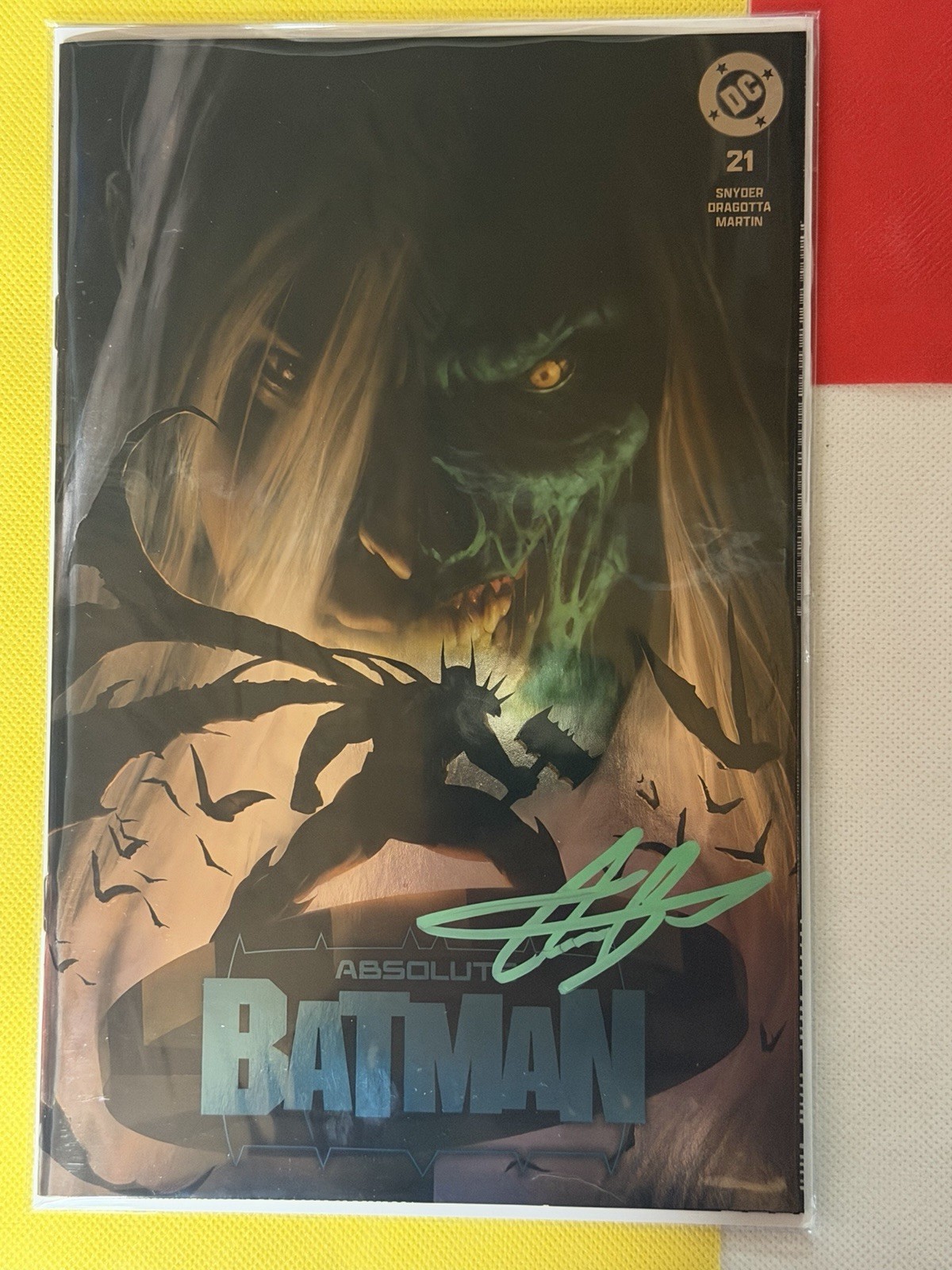 ABSOLUTE BATMAN 21 SIGNED by AARON BARTLING EXCLUSIVE VARIANT 2026