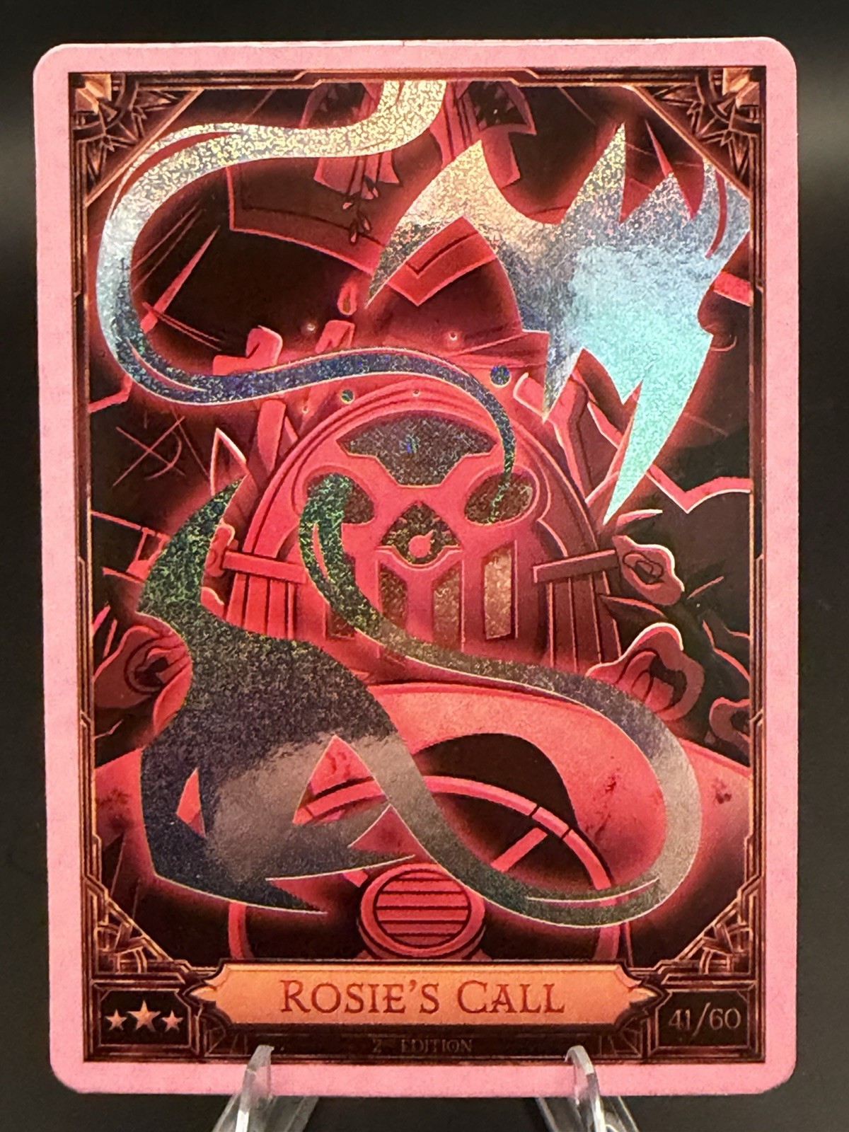 Hazbin Hotel Season 2 Rosie’s Call 2nd Edition Foil Pink 41/60 Rare