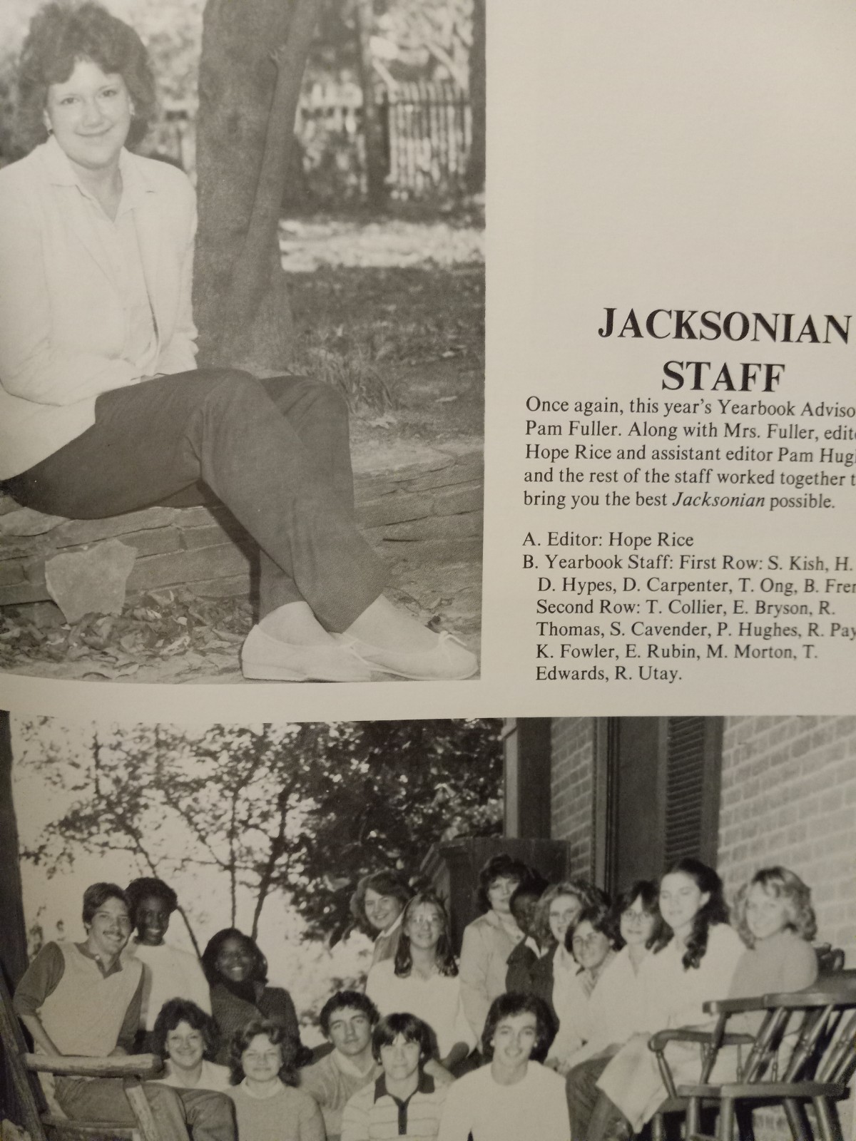 1982 Stonewall Jackson High School Yearbook Jacksonian Charleston West Virginia