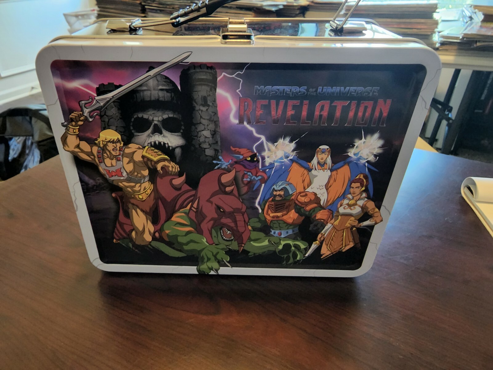 Factory Entertainment Masters of the Universe Revelations Metal Lunchbox, New!