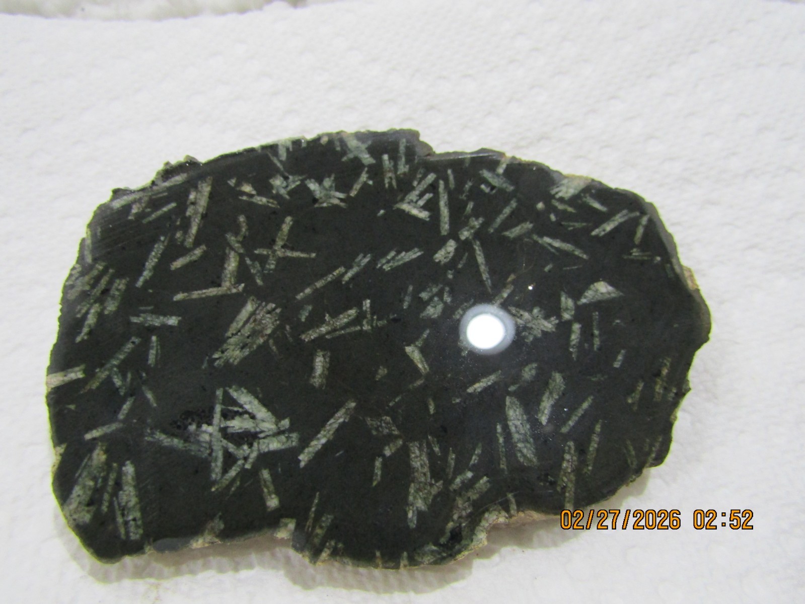 4.4 oz Chinese Writing Stone Slab – 3.75″ Lapidary Rough #17