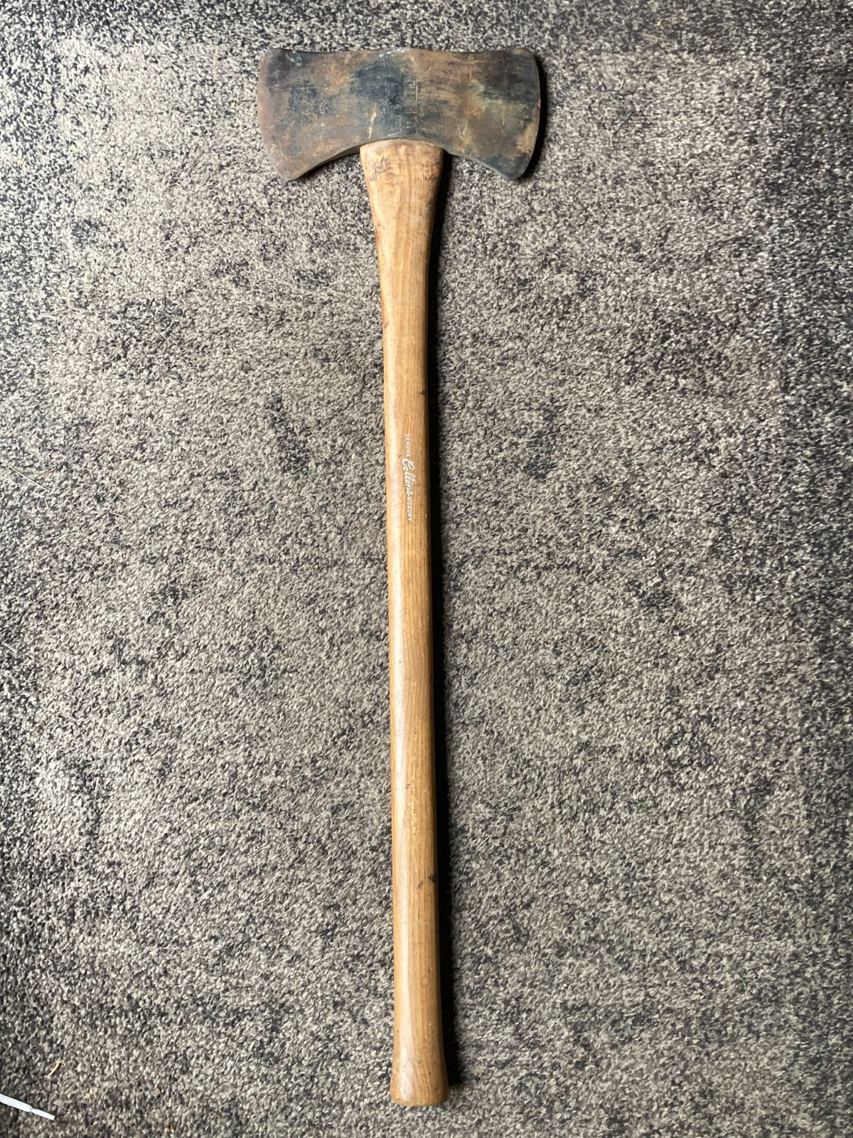 Vintage Collins Homestead Double Bit Cruiser Axe with Orig Handle- 5lbs 3-3/8oz