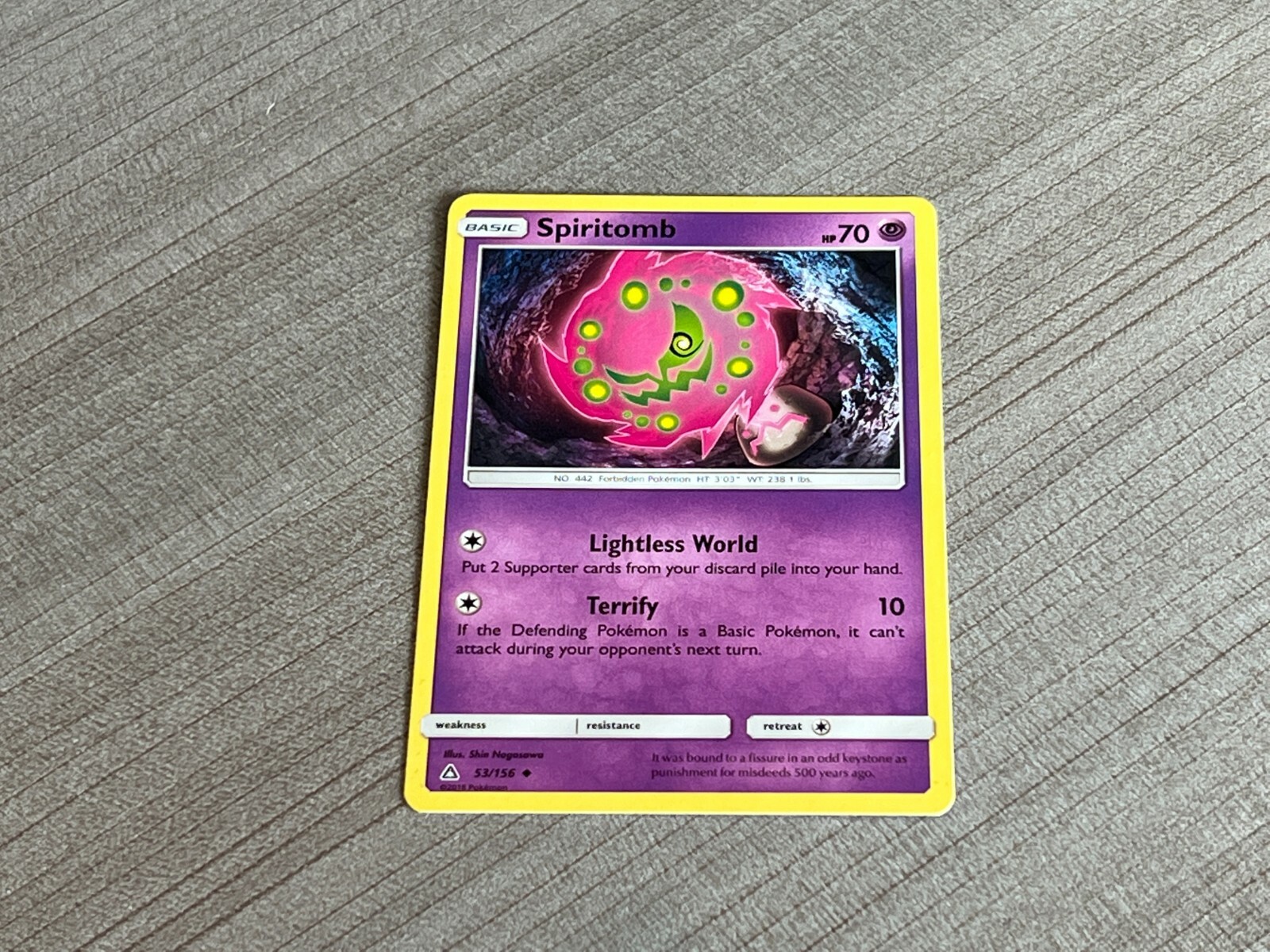 Pokemon Trading Card 2018 – Spiritomb