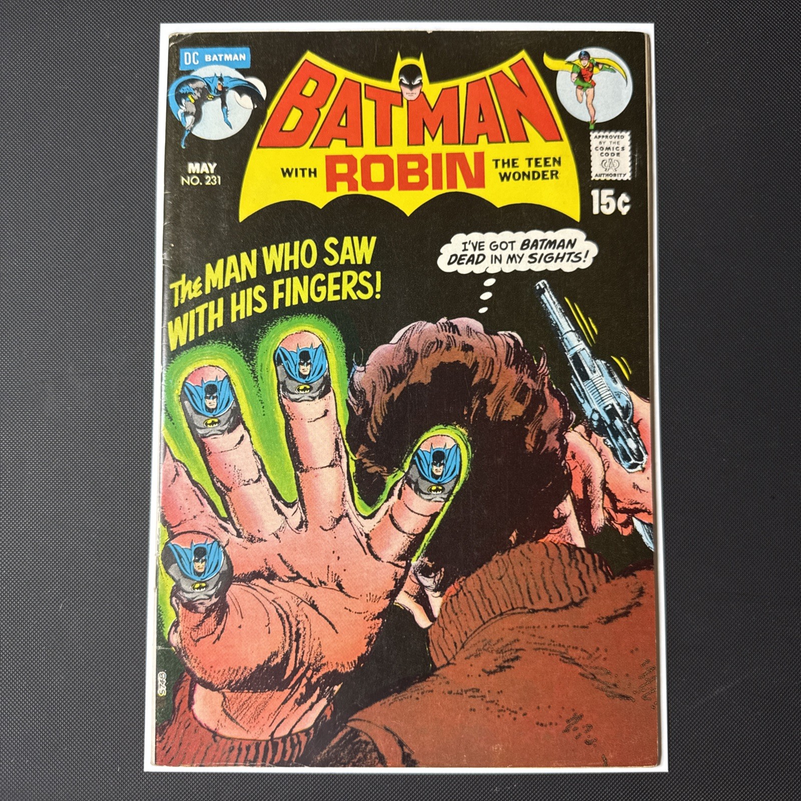 Batman with Robin #231 – The Man Who Saw with his Fingers – Neal Adams VF+ Lot 2