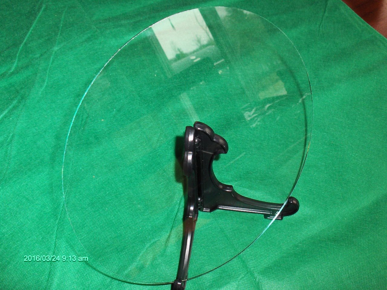 NEW REPLACEMENT FLAT Round Clock Glass, CUT TO YOUR SIZE 2″ to 8″ Diameter.
