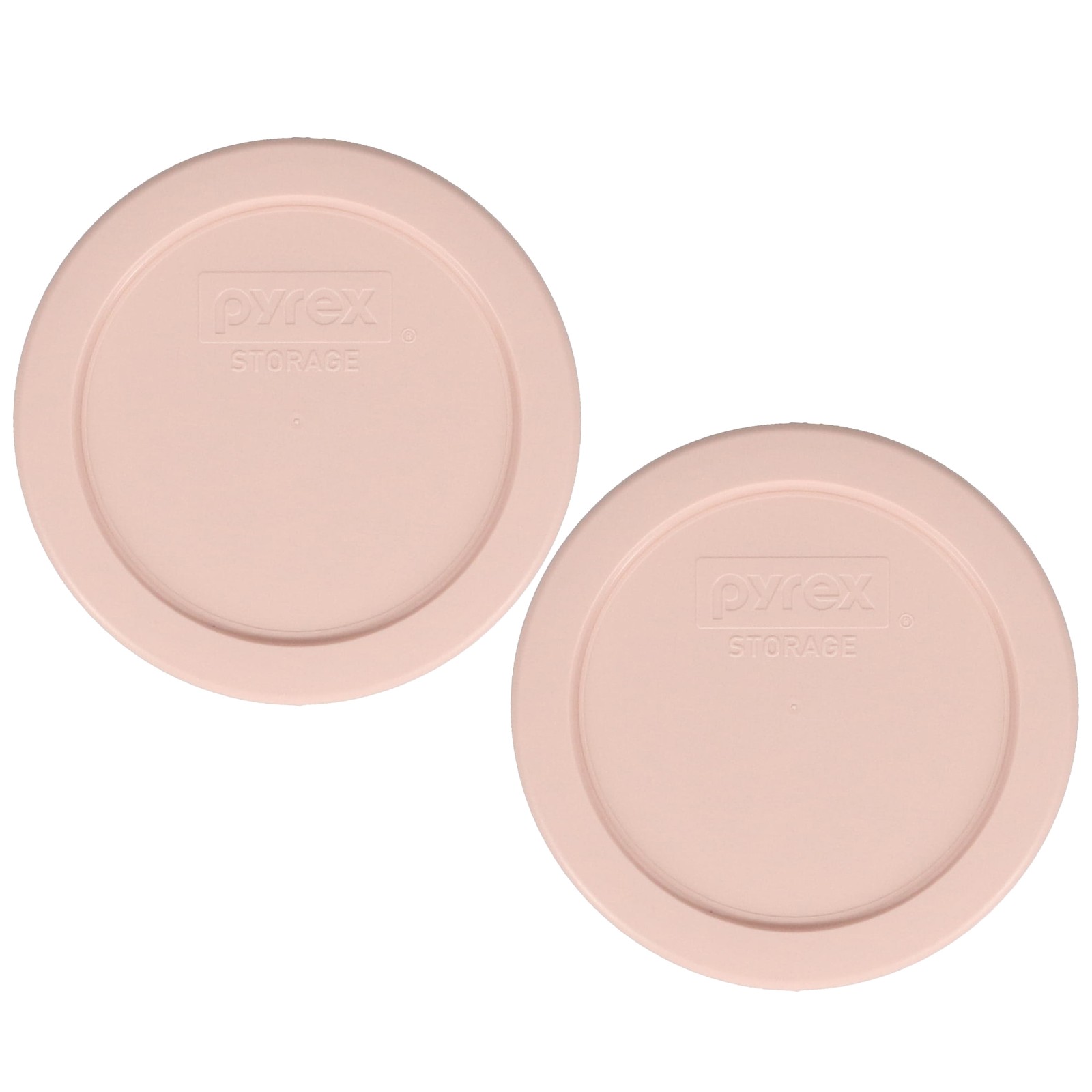 Pyrex 7200-PC 2-Cup Rosewater Pink Food Storage Replacement Lid (2-Pack)