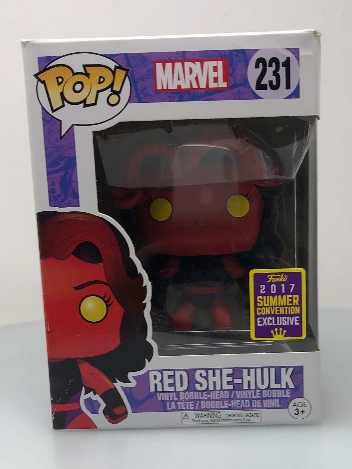 Funko POP! Marvel Red She-Hulk #231 Summer Convention Exclusive NOT MINT