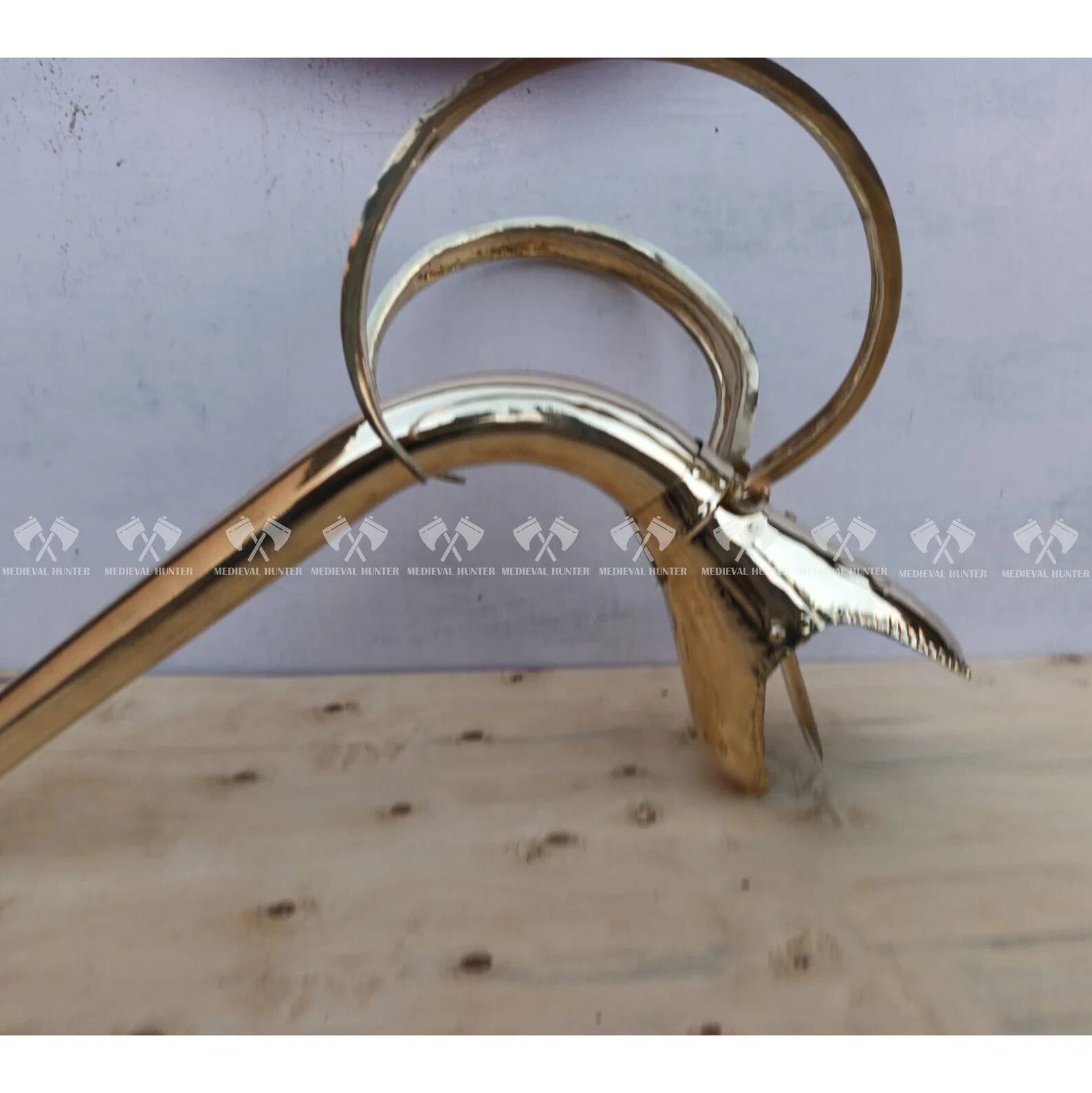 Carnyx Serpent-Headed from Tintignac Brass Medieval Celtic Deskford Fully Play