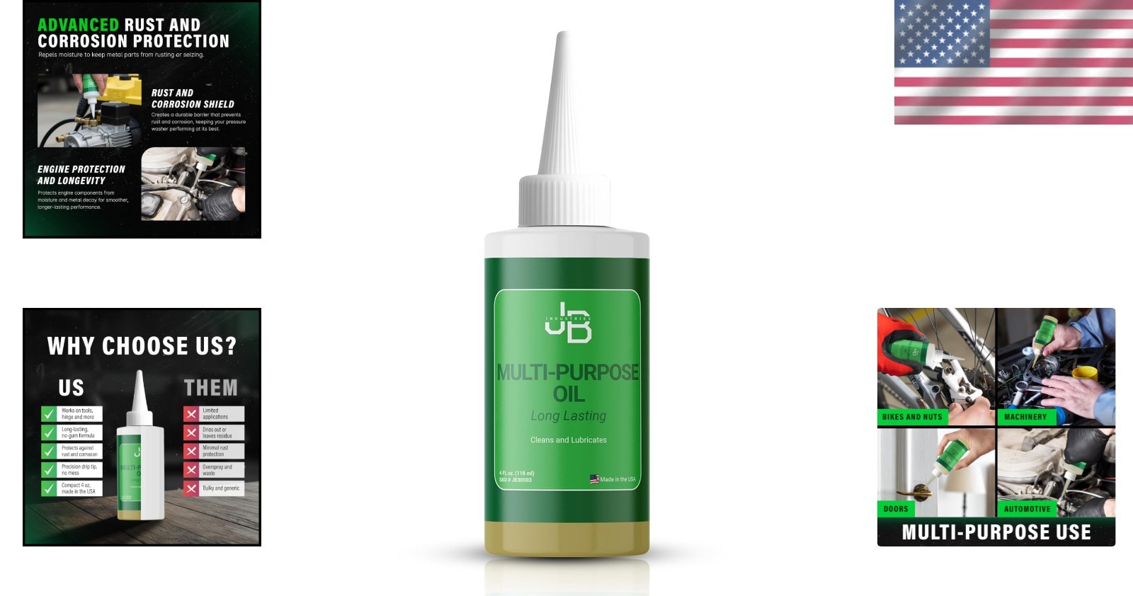 4 oz Precision Drip Lubricating Oil – Protects Against Rust for Tools & More