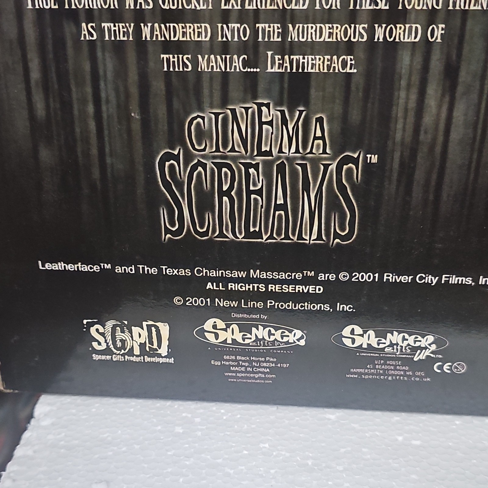 Cinema Screams Leatherface Texas Chainsaw Massacre Resin Diorama Boxed