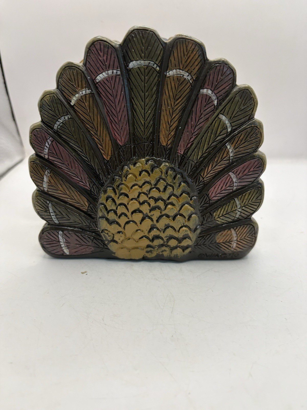 Thanksgiving Dinner Table Turkey Napkin Holder W/ Pumpkin Salt Pepper ShakersNEW